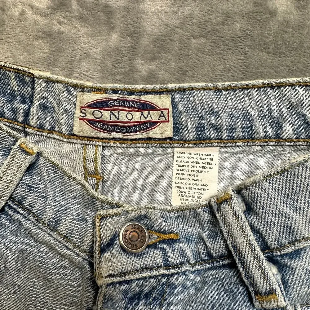 SONOMA Slim Straight Jeans Women's Size‎ 9 Blue Denim